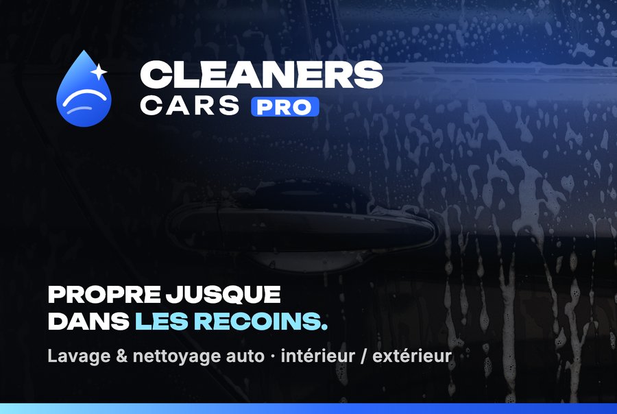 Carte de visite Cleaners Cars Pro (recto)